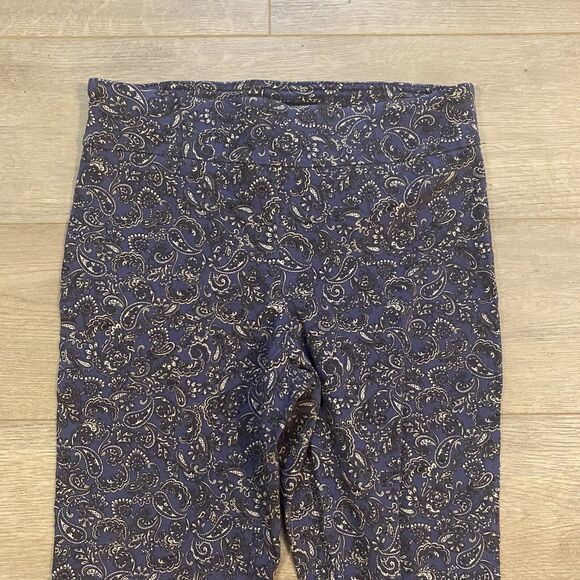 Counterparts Pull On Legging Pants ~ Sz 6P ~ Blue ~ Mid Rise ~ 25" Inseam - Picture 3 of 6